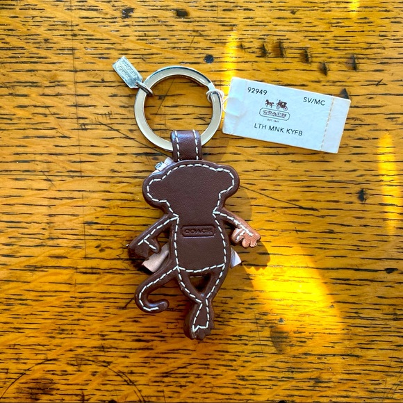 RARE Coach Ballerina Monkey Keychain - Picture 2 of 2